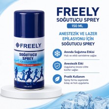 Freely Soğutucu Sprey 150 Ml, Anestezik ve Lazer Epilasyonu Için Soğutucu Sprey (1 Adet)