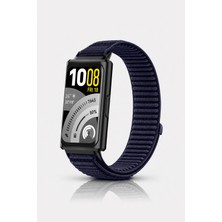 Nezih Case Huawei Band 11 / 11 Pro Uyumlu Hasır Örgü Spor Cırtlı Pratik Naylon Kordon