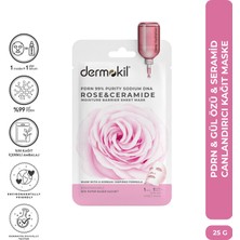 Dermokil Pdrn & Gül Özü ve Seramid Canlandırıcı Kağıt Yüz Maskesi 25 G