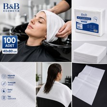 BB Kozmetik Tek Kullanımlık Saç ve Hijyen Havlusu 40X80 cm Düz Dokulu – 100 Adet