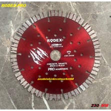 Rdx Pro 230MM Elmas Beton Kesme Diski Taş Seramik Tuğla Granit Kesici Elmas TURBO2X
