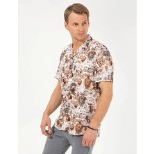 Pierre Cardin Erkek Kahverengi Gomlek Kisakol G021SZ004.000.1369647