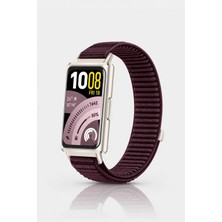 Nezih Case Huawei Band 11 / 11 Pro Uyumlu Hasır Örgü Spor Cırtlı Pratik Naylon Kordon