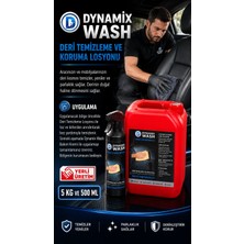Dynamix Wash Deri Temizleme ve Parlatma  2'li set 5kg - 500 ml Araba Yıkama Bakım Seti