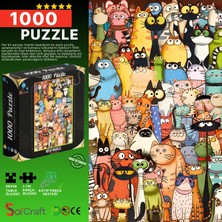 Soi Craft 1000 Parça Puzzle Miyav Mahalle Detay Avcısı #6554