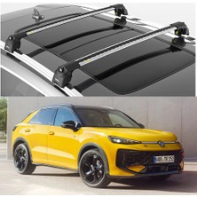 Turtle Air-2 Full Kit Volkswagen Yeni T-Roc Suv 2026-2027 Tavan Ara Atkı Seti, Gri