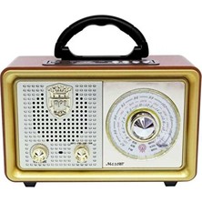 Elarque Nostaljik Radyo Klasik - USB ve Sd Kart Girişli, Kahverengi