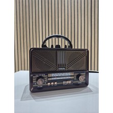 Elarque Nostaljik Radyo Rgb Işıklı ve Çoklu Bağlantı Özelliği