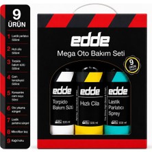Edde 9'lu Araba Araç Oto Mega Oto Bakım Seti 9 Parça Ürün