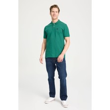 Wrangler Erkek Regular Fit Polo T-Shirt Green