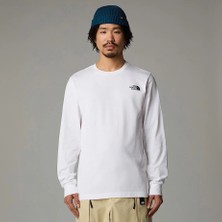 The North Face M L/s Easy Tee Whıte