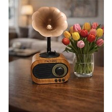 Elarque Nostaljik Radyo Bluetooth ve Radyo Özellikli Nostaljik Hoparlör