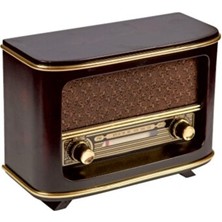 Elarque Nostaljik Radyo ve Pil ile Çalışan Taşınabilir Ses Cihazı