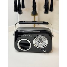 Elarque Nostaljik Radyo Retro Tasarımlı Şarjlı Bluetooth Radyo, Farklı ve Kullanışlı