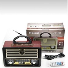 Elarque Nostaljik Radyo Retro Tasarımlı Bluetooth Radyo ve Hoparlör, Nostaljik Şıklık