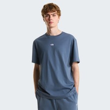 The North Face M Essentıal Center Logo Relaxed Short Sl Grey