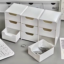 Elarque Makyaj & Takı Organizeri Mini Çekmeceli Takı ve Hobi Aksesuar Organizeri ile Temizlik ve Düzen