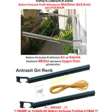Elarque Çamaşır Kurutmalık Beyaz Metal Asansörlü Çamaşır Kurutma Askısı, 80-200 cm Boyutunda