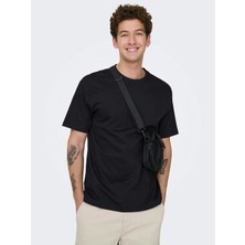 Only & Sons Onsfred Lıfe Rlx Ss Tee Noos Black