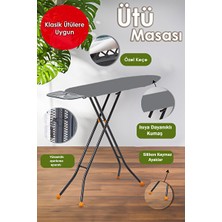 Elarque Ütü Masası ve Aksesuarı Alsı Ütü Masası, Kompakt ve Kullanışlı Tasarım, Kolay Saklama