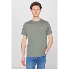 Lee Bisiklet Yaka T-Shirt Beige Melange