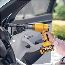 Magicool 25.000MAH Çift Bataryalı Auhma 20.000PA Ultra Çekim Güçlü Çantalı Araç Temizleme Süpürgesi