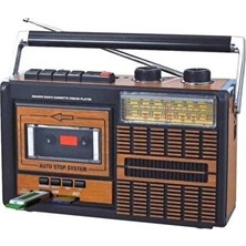 Elarque Nostaljik Radyo Nostaljik Kaset ve Müzik Çalar, Bluetooth ve USB Bağlantılı Tasarım