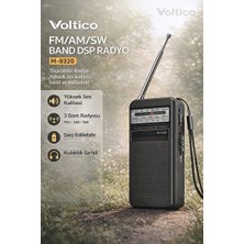 Elarque Nostaljik Radyo Taşınabilir Çok Bant Dsp Radyo - Fm, Am ve Sw ile Yüksek Ses Kalitesi