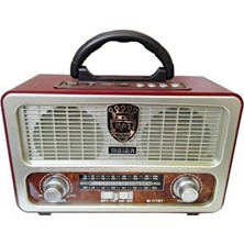 Elarque Nostaljik Radyo Tuşlu ve Bluetooth Kontrollü ile Müzik Keyfi