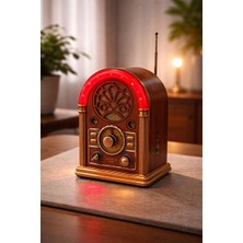 Elarque Nostaljik Radyo Nostaljik Bluetooth Radyo ile Eski Günleri Canlandırın