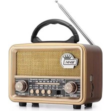 Elarque Nostaljik Radyo Orta Boy Bluetooth Radyo ile Retro Müzik ve Fm Radyo Deneyimi