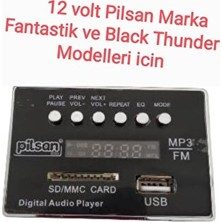 Elarque Akülü Araç Aksesuarı 12V Akülü Araçlar Için Mp3 ve Fm Radyo Müzik Ünitesi