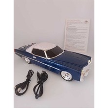 Elarque Nostaljik Radyo Retro Tasarımlı Nostaljik Araba Bluetooth Hoparlör, Yüksek Ses Kalitesiyle