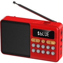 Elarque Nostaljik Radyo Renkli Usb/tf/bt Destekli Taşınabilir