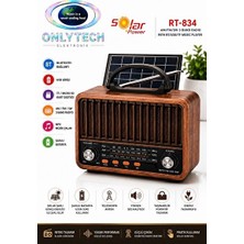 Elarque Nostaljik Radyo Solar Güneş Enerjili ile Çevre Dostu Müzik Deneyimi