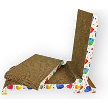 Elarque Kedi Tırmalaması Kalpli Karton Kedi TI,5X21X9CM - Sevimli ve Eğlenceli Tasarım
