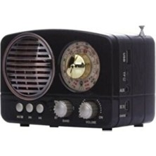 Elarque Nostaljik Radyo Nostaljik Fm Radyo ve Bluetooth Hoparlör, USB ve Retro Tasarım
