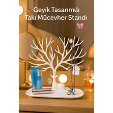 Elarque Makyaj & Takı Organizeri Geyik Temalı Takı ve Mücevher Sergileme Standı, Şık ve Işlevsel