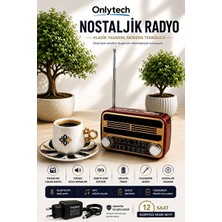 Elarque Nostaljik Radyo USB ve Flaş Bellek Takılı ile Eski Günleri Hatırla