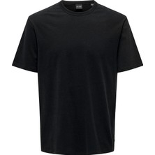 Only & Sons Onssmart Lıfe Reg Ss Tee Black