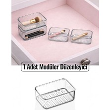 Elarque Makyaj & Takı Organizeri Modüler Çekmece Içi Organizer Seti - Çok Fonksiyonlu Makyaj ve Takı Düzenle