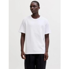 Jack & Jones Jprblaethan Ss Logo Tee Sn Bright White