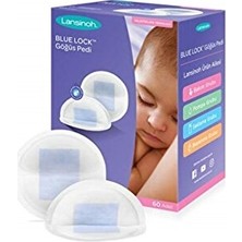 Elarque Göğüs Pedi ve Koruyucu Blue Lock Göğüs Pedi, 60 Adetlik Paket