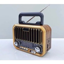 Elarque Nostaljik Radyo Nostaljik Bluetooth ve USB Destekli Radyo ve Müzik Kutusu