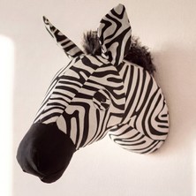 Woody&Happy Zebra Duvar Büstü
