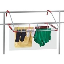 Elarque Çamaşır Kurutmalık Yer Kaplamayan Metal Balkon Çamaşır Kurutmalığı, Pratik ve Güçlü