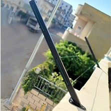 Elarque Çamaşır Kurutmalık Dayanıklı Siyah Balkon Çamaşır Askısı, Pratik ve Kullanışlı Tasarım