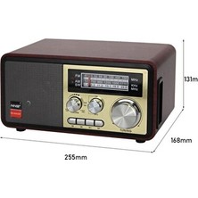 Elarque Nostaljik Radyo Şık ve Taşınabilir , Mp3 ve Fm Radyo Özelliği