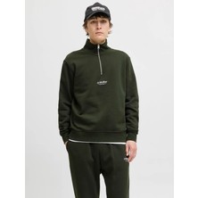 Jack & Jones Jjesoho Sweat Quarter Zıp Hn Noos Duffel Bag