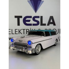 Elarque Nostaljik Radyo Klasik Araba Tasarımlı Radyo ve Bluetooth Hoparlör - Retro Şıklık